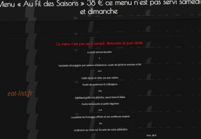 Chartron menu