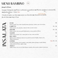 Le Comptoir Italien menu