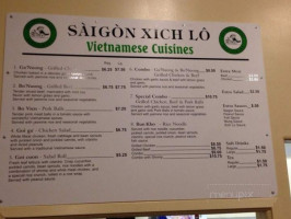 Saigon Xich Lo menu