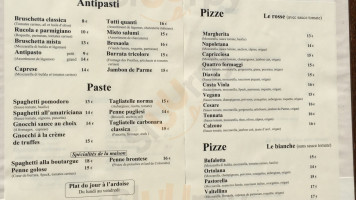 Croccante menu