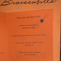 Braisenville menu
