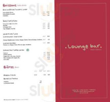 California Lounge menu