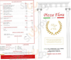 Pizza Flora menu