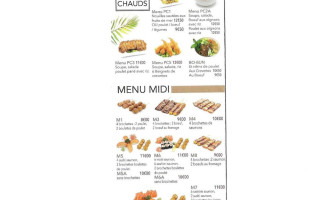 Sushi Top menu