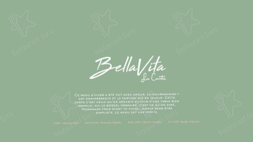 Bella Vita menu