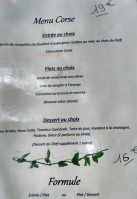 A Stalla menu