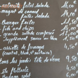 Snack Le Green Vézac Carte