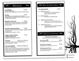 Root Coffeehouse And Cafe menu