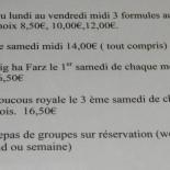 Manoir Ker An Poul menu