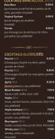 Brasserie Le 9 menu