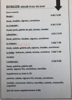 Chez Nini menu