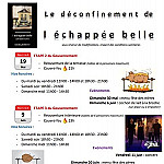 L'echapee Belle menu