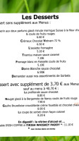 Le Relais De Vincey menu