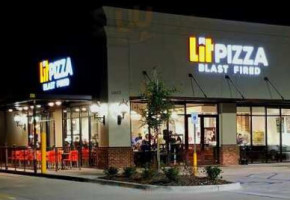 Lit Pizza inside