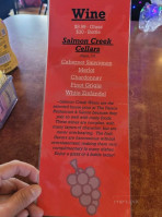 Red Dog Saloon menu