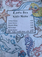 Luna Sea Fish House menu