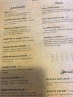 Bread Alone Bakery menu