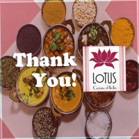 Lotus Cuisine Of India food