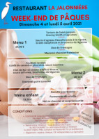 La Jalonniere menu