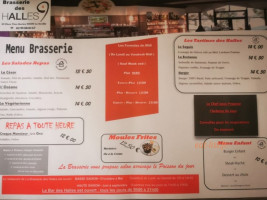 Brasserie Des Halles menu