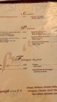 Pizzeria Bari menu