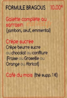 Café D'oc Bazas menu