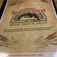 Beaver Street Tap Room menu
