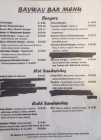 Bayway Eatery menu