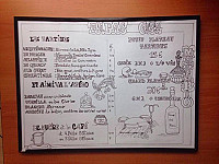 Casa Matabio menu