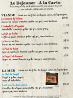 The Red Barn Pub Grill menu