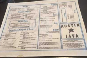 Austin Java menu