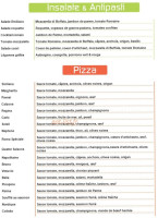 Pizza Roma d'amore mio menu