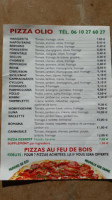 Pizza Olio Ciccino menu
