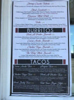 Dos Mundos Food Cart menu