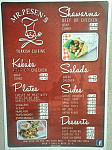 MR. PESEN's Turkish Cuisine menu