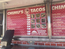 Chimus Tacos menu