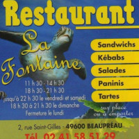 Resto La Fontaine food
