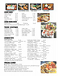 Tobiko Sushi menu