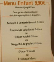 Le France menu