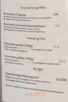 Le Crystal menu