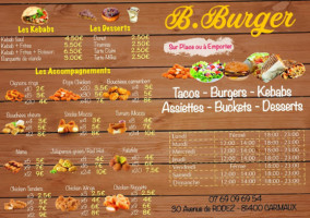 B.burger menu