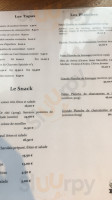 Le Terrier Du Chateau menu