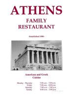 Athens Family menu