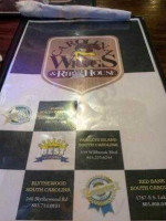 Carolina Wings Rib House Cayce Sc menu