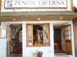 Zenon Taverna outside