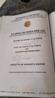 Le Barthelemy menu