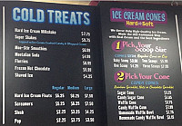 Big Moo Ice Cream Parlour menu