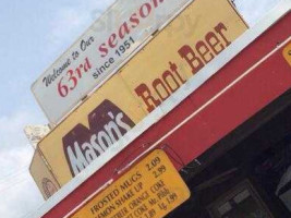 Mason's Root Beer Drive In menu