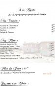 L'auberge Du Bousquet menu