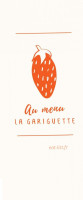 La Gariguette menu